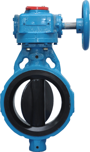 Flowserve AUDCO Slimseal Butterfly Valves, Wafer Flangeless, Gear Operated