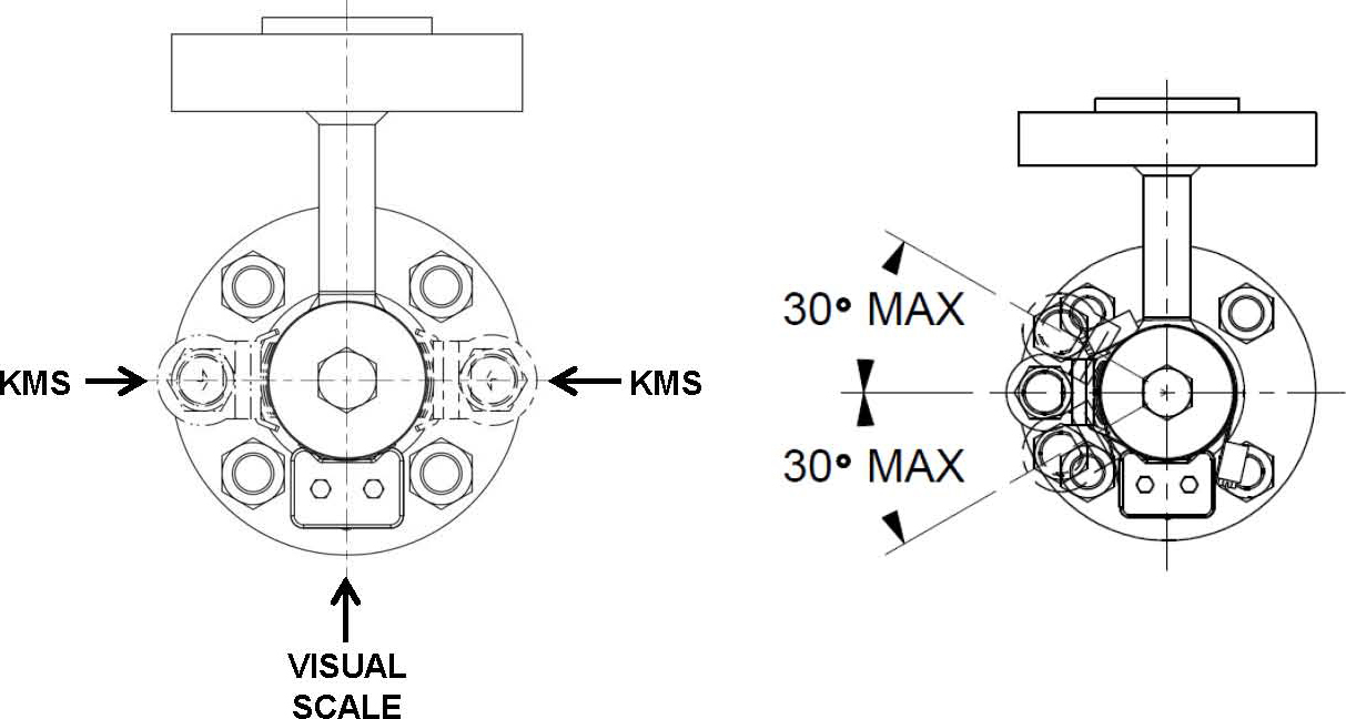 Orientation of KMS Klinger Magnetic Reed Switch for Magnetic Level Gauge